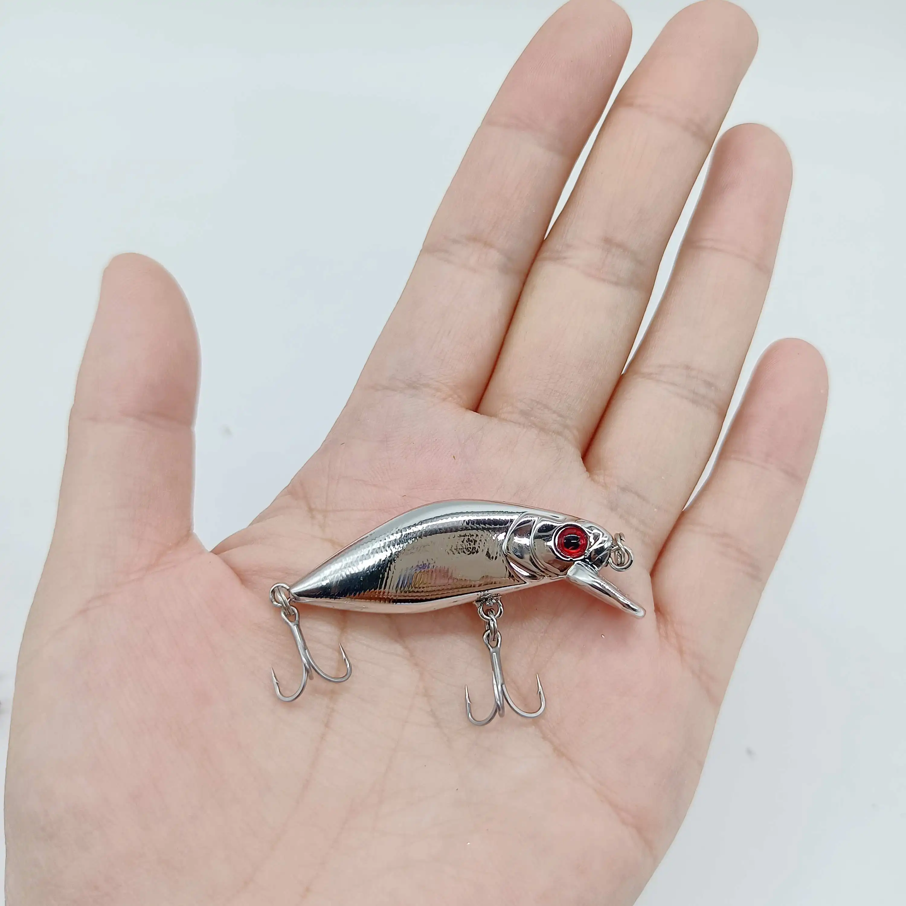 DUODUOYU-Mini Señuelos de Pesca de pececillos, 1 piezas, 4,3g/50mm, Jerkbaits Peche, cebo Artificial, Wobbler, trucha, lubina, aparejos - imagen 4