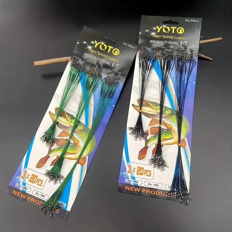 Sedales YoTo con eslabones giratorios – Acero inoxidable