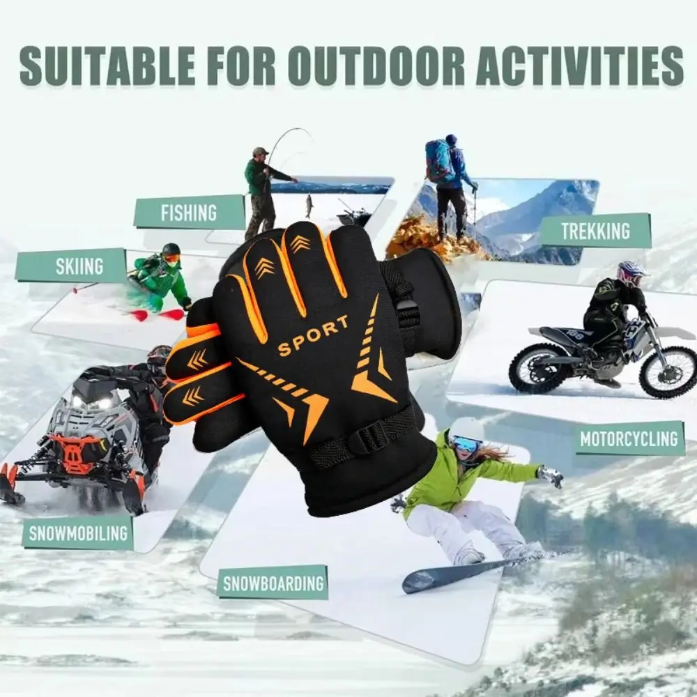 Guantes cálidos de invierno para regalo, manoplas deportivas ultraligeras con pantalla táctil, antideslizantes, con dedos completos, para montar al aire libre, equipo de equitación - imagen 5