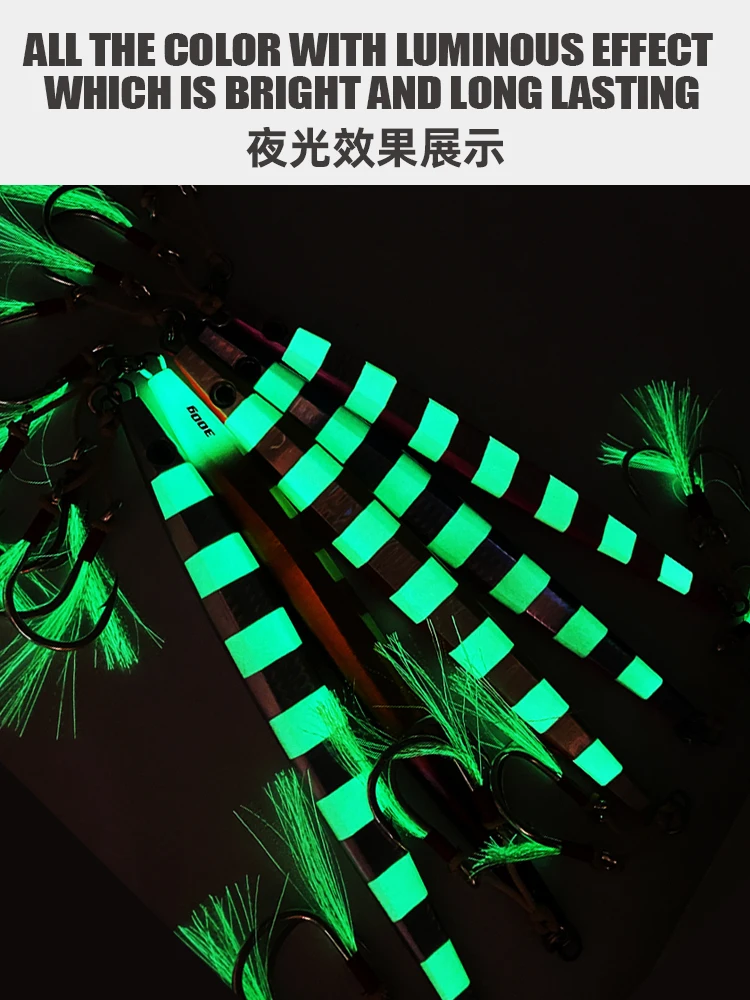 XLURESbig-Placa de hierro de plomo para pesca en aguas profundas, hundimiento de peces rápidamente y dibujar en carretera, subseñuelo Nanyou Xisha, barco de pesca, captura 400gsunken - imagen 5