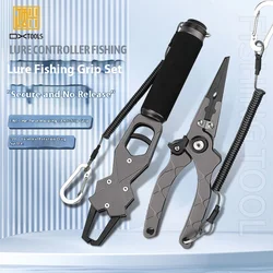 Alicates pesca multifuncionales aluminio – Cortador línea 360° y pesaje