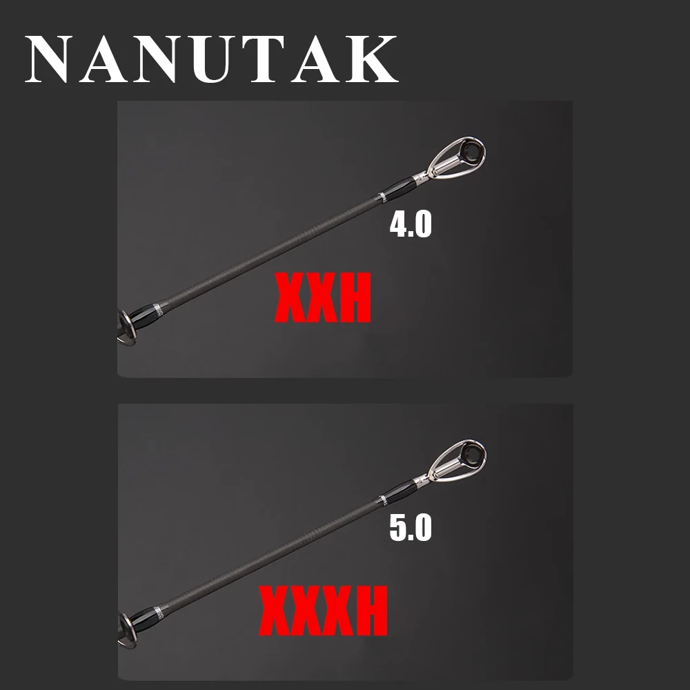 NUNATAK-caña de pescar irrompible Lei Qiang XXH/XXXH, 2 secciones, caña de pescar de alto carbono, diseño ligero superduro, 2024 - imagen 4