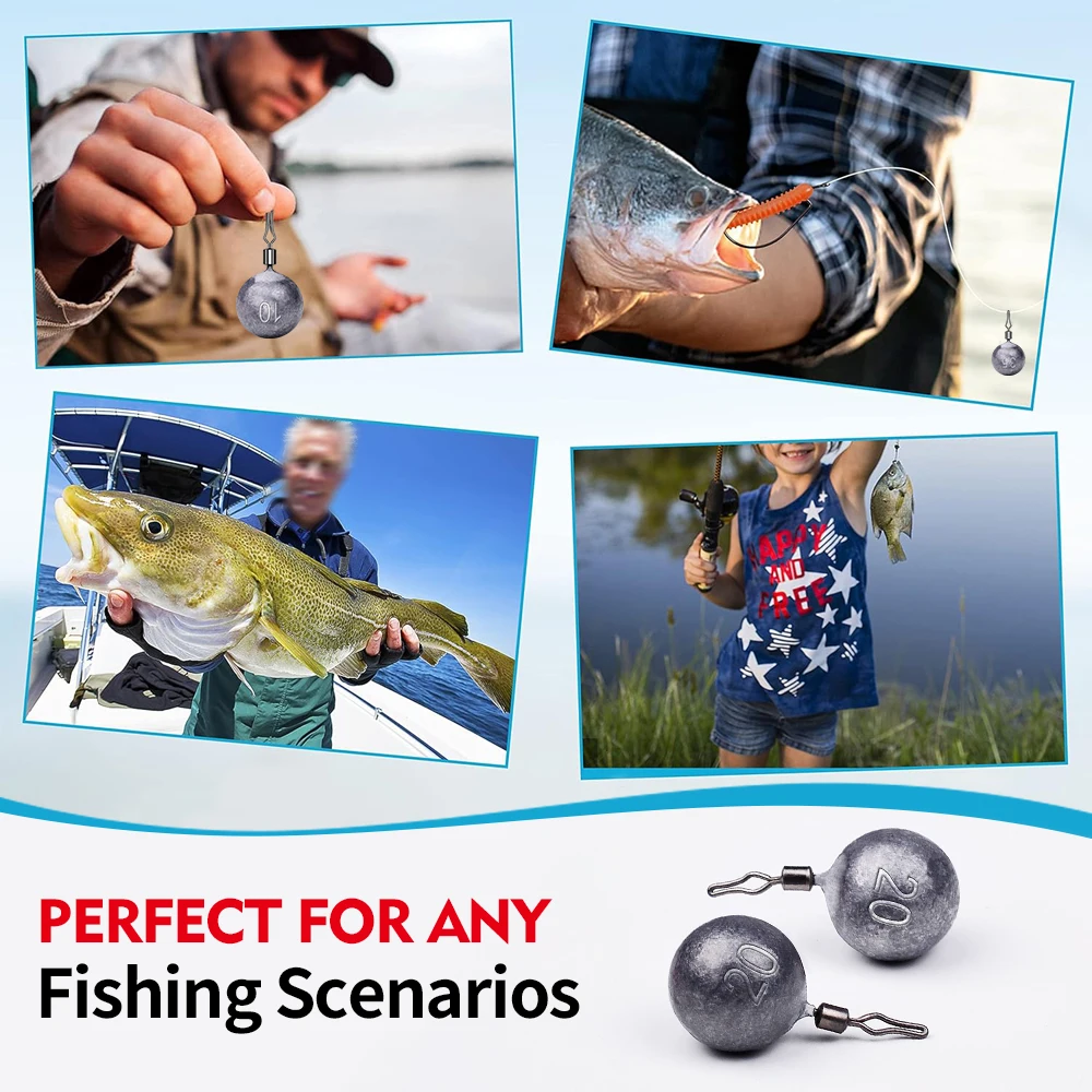 Plomeado PROBEROS con anillo giratorio – Plomo para pesca - imagen 4