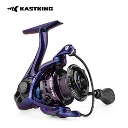 Carrete de pesca giratorio KastKing Royale Legend Pro, engranaje de aluminio ligero con corte Digi, Rotor de carrete aerodinámico 6,2: 1, arrastre máximo de 25 libras