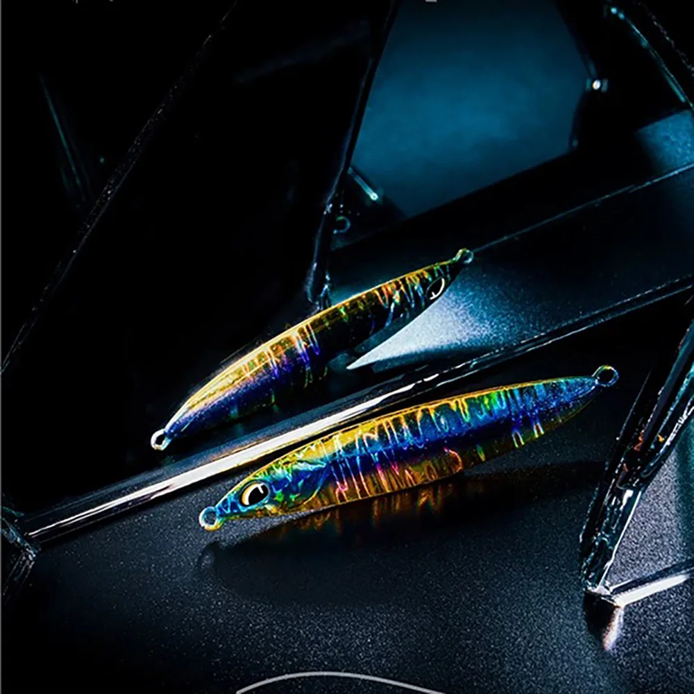 Señuelo de plantilla de Metal, 10g, 22g, 28g, Spinner, hoja simétrica inversa, Popper, lápiz que se hunde, aparejos de Pesca giratorios, anzuelo Swimbait, cebo de Pesca - imagen 3