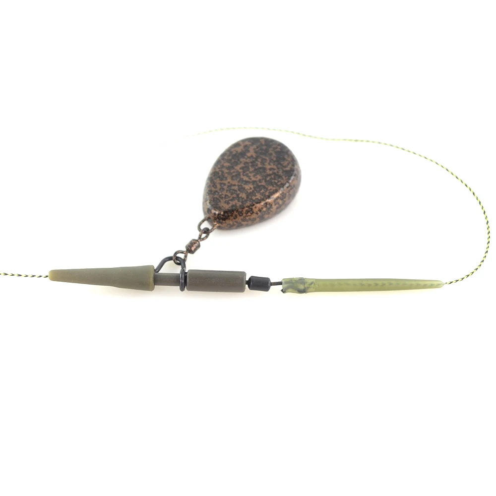 Accesorios de pesca de carpa 20 piezas, pinzas de plomo de alta resistencia, conector giratorio a presión, aparejos terminales de pesca de carpa - imagen 5