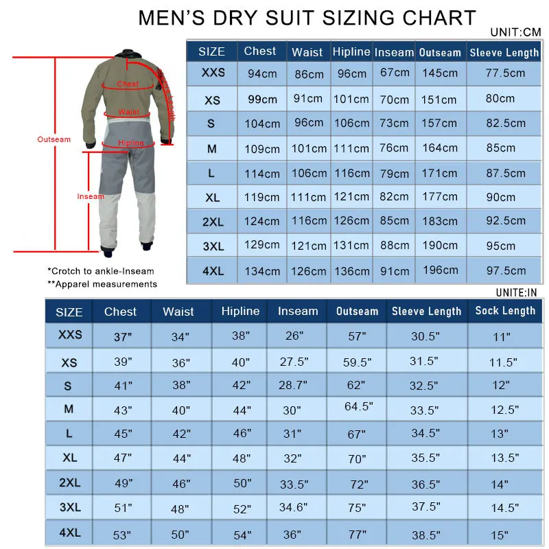 Trajes secos de surf para hombre, juntas de tobillo de látex, trajes secos para gatear, surf, Jetsurf, motos, Jetboarding, Waterskiing - imagen 2