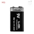9V 1100mAh 1pc