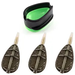 Feeder de Zinc para Carpa - 25g, 35g, 45g con Lanzador