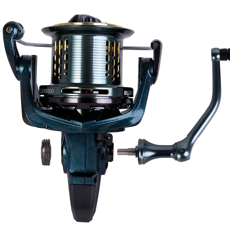 BILLINGS carrete spinning CNC agua salada 20KG arrastre acero inox - imagen 4