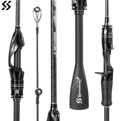 Sougayilang Caña de Pesca Carbono Punta Sensible Anillos SIC