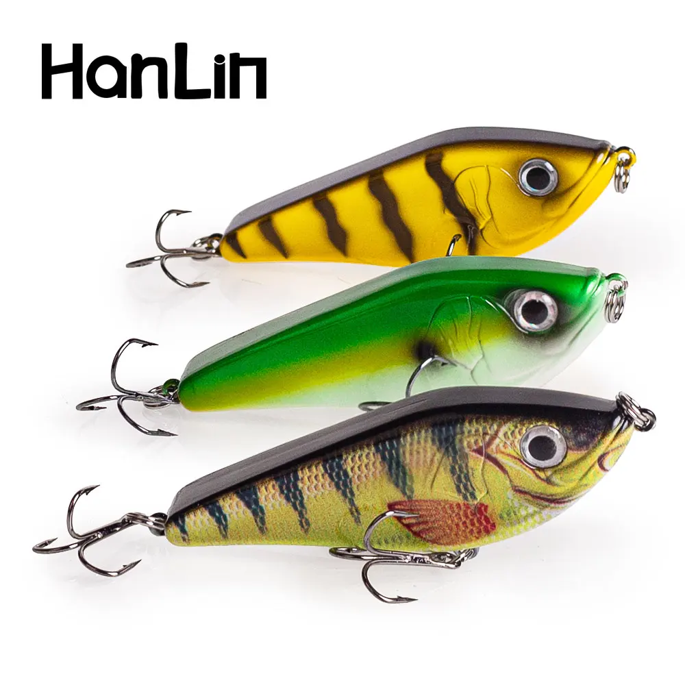 80mm/15,5g Moskies Jerkbait Pike señuelo de Pesca Jerk VIB cebos almiñados wobblers de hundimiento lento para Lucio Pesca Leurre jerkbaits Bass - imagen 2