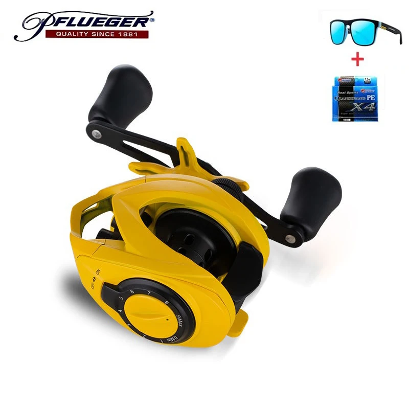 pflueger Juego de carretes de pesca en hielo y pesca en el mar - Carrete de pesca anticorrosión de alta resistencia - imprescindible para pescar en invierno - imagen 3