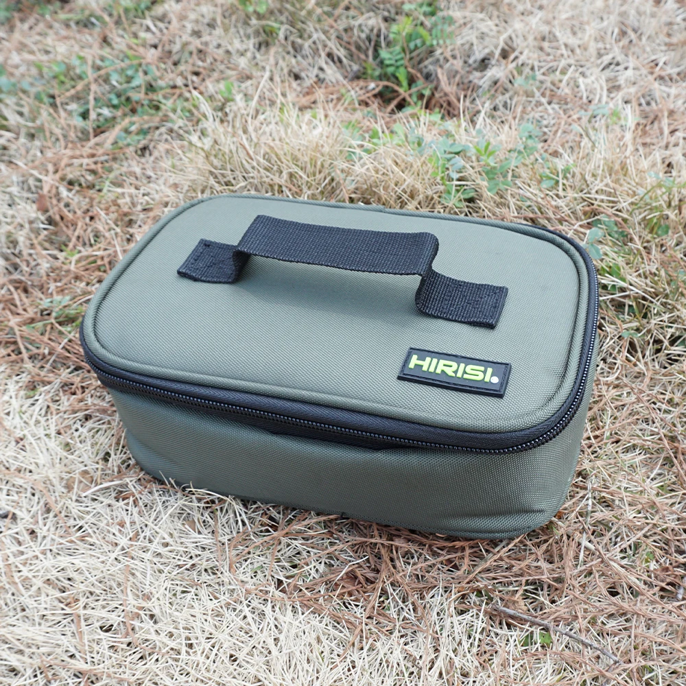 Hirisi Bolsa de pesca de carpa multiusos: material Oxford de PVC, almacenamiento de carrete de pescado y señuelos, organizador de accesorios de aparejos - imagen 5