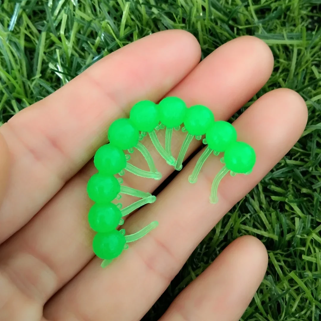 100 granos 4mm 6mm cebo de pesca pesca de carpa bola de burbuja pez huevo señuelo carpa Artificial pescado frijol Boilies - imagen 2