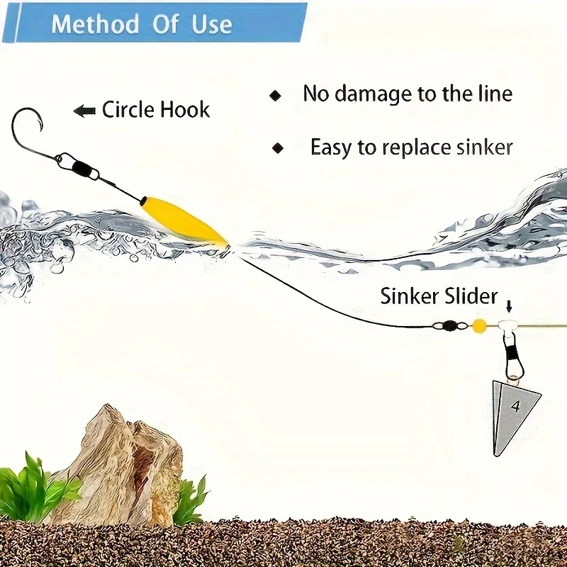 Tubicón de plomo con conector – Accesorio pesca esencial para línea - imagen 4
