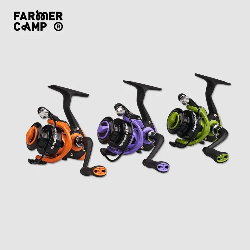 Carrete Spinning Farmer Camp Mini Micro – Ambidiestro - imagen 4