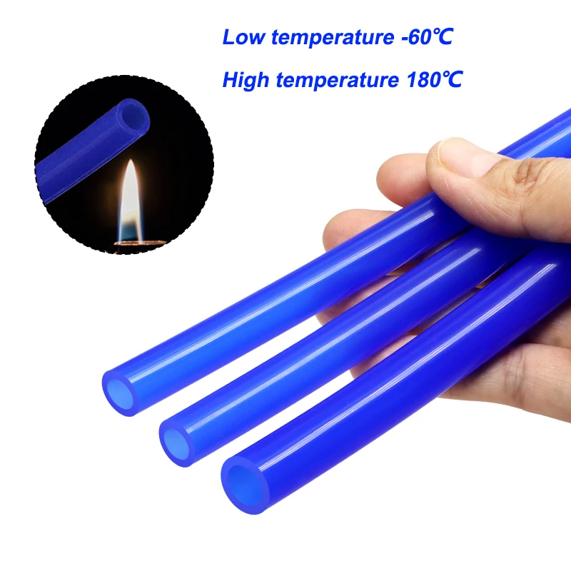 Tubo de silicona alimentario azul 3-12 mm para pesca - imagen 4