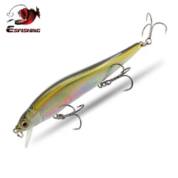 ESFISHING-señuelo de pesca wobbler Jerkbait, 11cm, 15g, 0-1,2 m, pececillo profesional, cebo Artificial duro, aparejos de pesca, visión de vibración