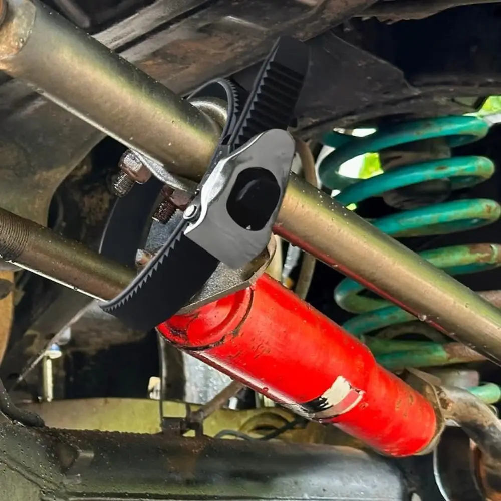 Correa de bloqueo de agarre definitiva multiusos, hebilla de trinquete ajustable de alta resistencia, banda elástica de Metal reutilizable para asegurar cualquier cosa