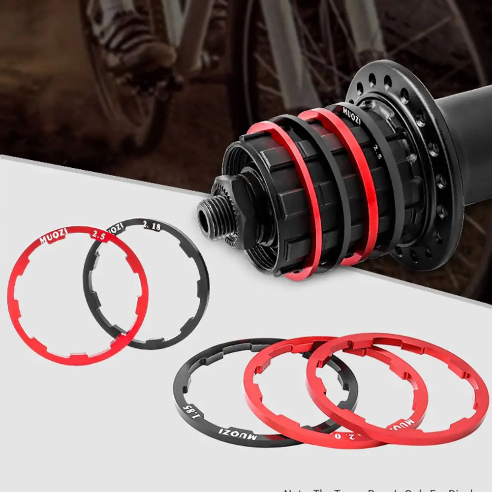 Accesorios para bicicleta, junta de arandela, espaciadores de soporte inferior para bicicleta de montaña, arandela de buje, junta de Cassette de volante, arandela de buje libre para bicicleta - imagen 2
