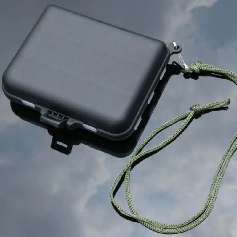 Caja de accesorios de pesca de señuelos de 9 rejillas, multifunción, Divisible con cuerda, piezas portátiles, caja de anzuelos, accesorio de pesca - imagen 3