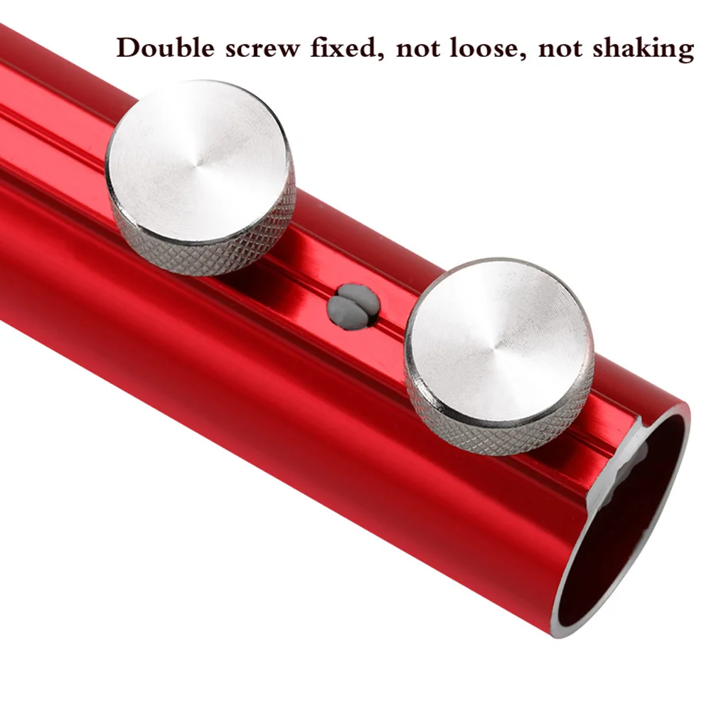 Soporte para cañas de pescar de doble tornillo, estante telescópico extraíble para peces, soporte para suelo, herramientas, accesorios - imagen 3