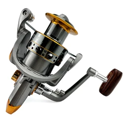 Carrete de pesca giratorio Serie 1000-7000 para mar y carpa duradero