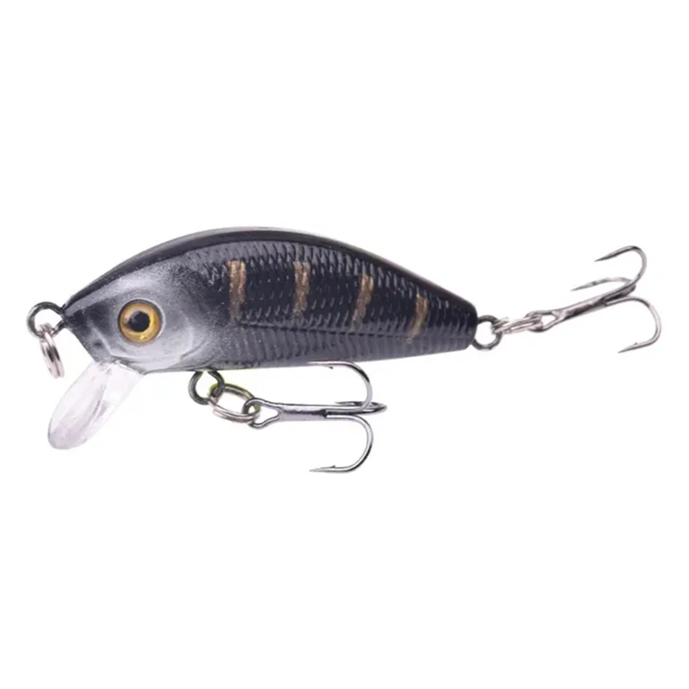 Señuelo de pesca Minnow, ojos 3D, cebo duro de plástico, Crankbait Wobblers, aparejos de natación artificiales, 1 ud. - imagen 5