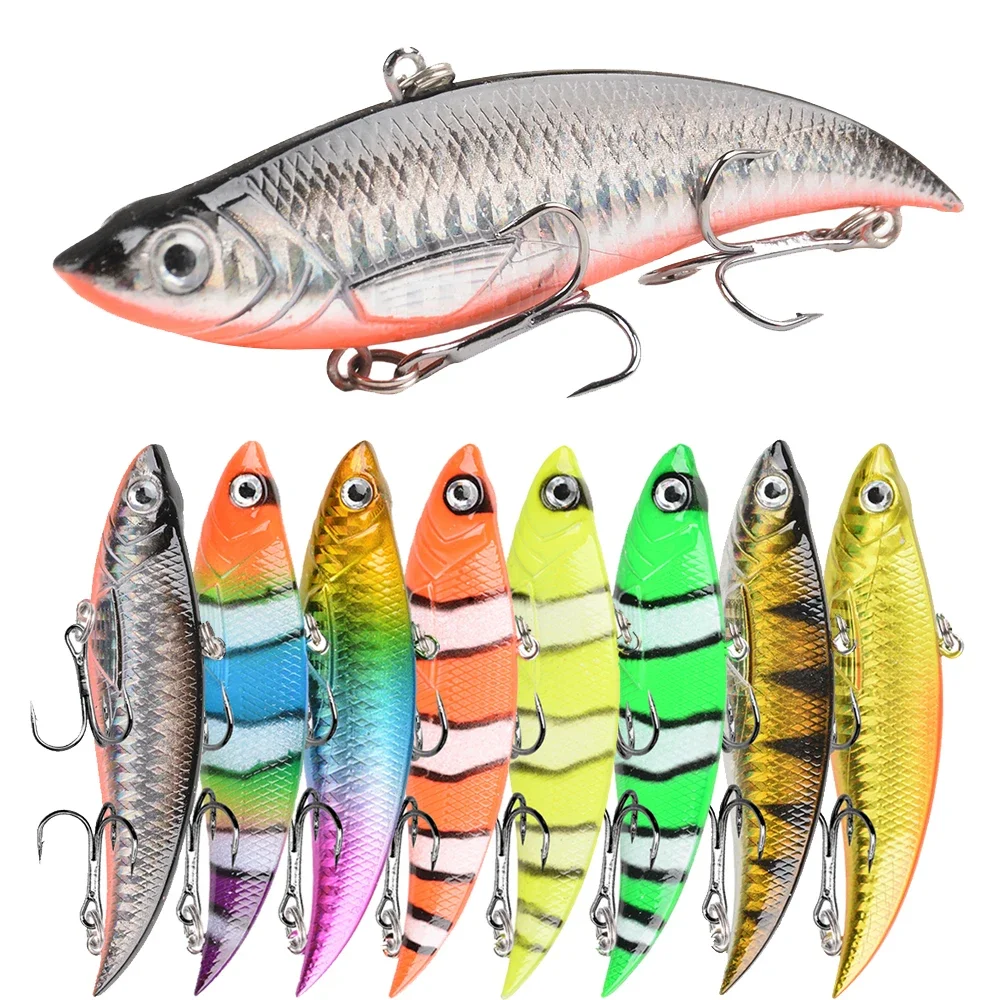 Señuelos de Pesca VIB, cebo duro de mimbre de fundición larga de 90mm y 17g, vibración Artificial, para trucha, aparejos de Lucio, 1 unidad - imagen 2