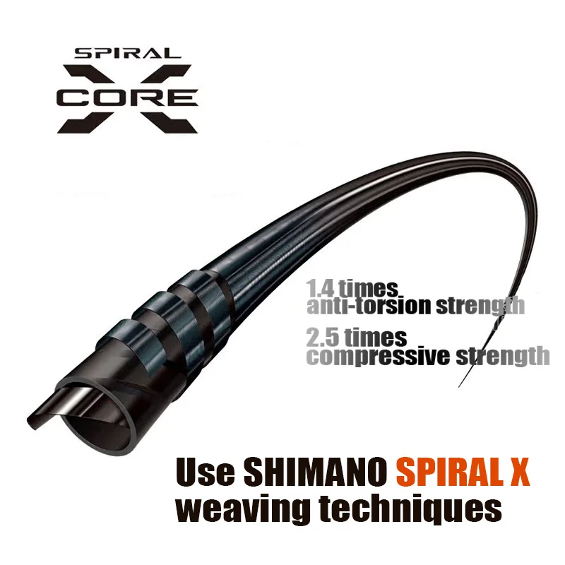 SHIMANO WORLD SHAULA BG, caña de fundición giratoria supercast portátil ligera de 2/3 secciones, anillo FUJI de doble uso para agua dulce y mar - imagen 4