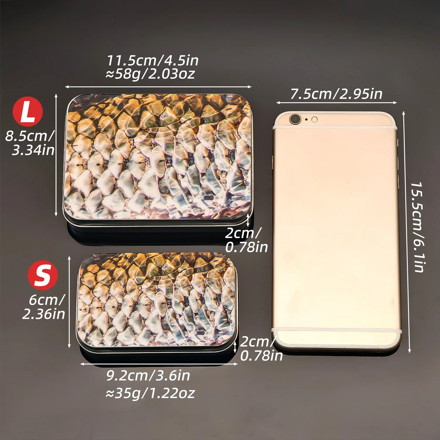 Caja de moscas ANFS – Estuche metálico para pesca con mosca artificial - imagen 5