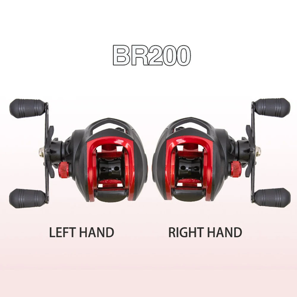 Carrete de Baitcasting BILLINGS serie BR, relación de engranaje 7,2: 1 18 + 1BB, arrastre máximo de 18LB, carrete poco profundo, carrete de Baitcasting, para agua dulce y salada - imagen 5