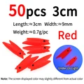 50pcs red 3cm