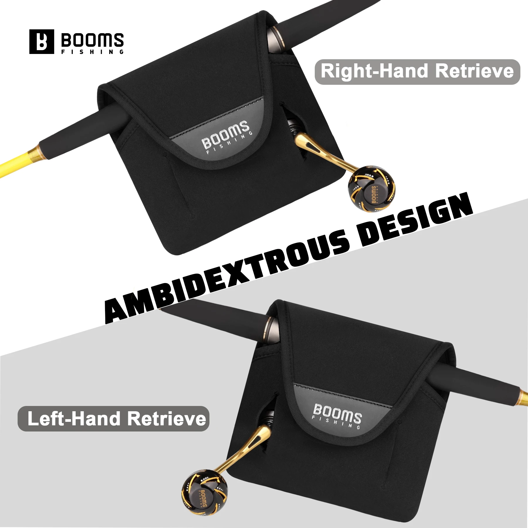 Booms Fishing RC7 bolsa de carretes de pesca de neopreno para carrete de fundición giratoria estuche de almacenamiento cubierta carretes funda protectora - imagen 4