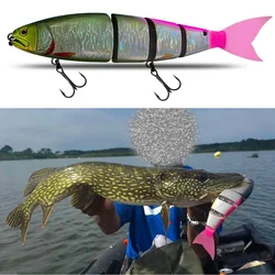 TSUYOKI Swimbait señuelos articulados 2025 flotante/hundimiento cebo gigante Balam señuelo 245 para cebo grande Pike Madness Balam245 Muskie Wobbler