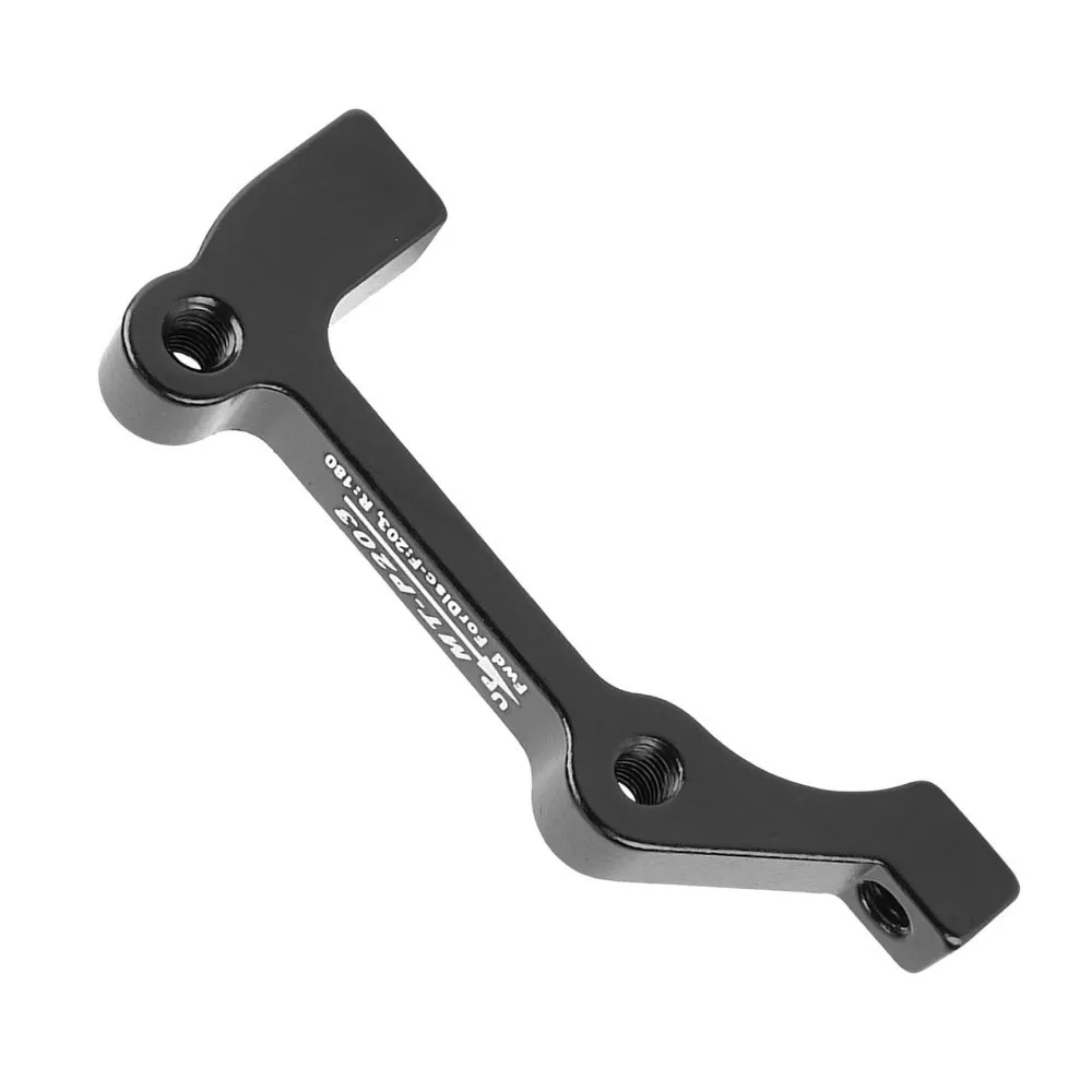 Adaptador de montaje de soporte de freno de disco de aleación de aluminio 140/160/180/203mm adaptador de Rotor de freno de bicicleta negro ultraligero - imagen 2