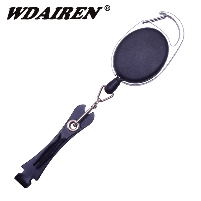 Herramienta de nudo rápido para pesca con mosca, anzuelo profesional, anudador de uñas, tijeras, afilador de anzuelos con Retractor Zinger PR-550 - imagen 4