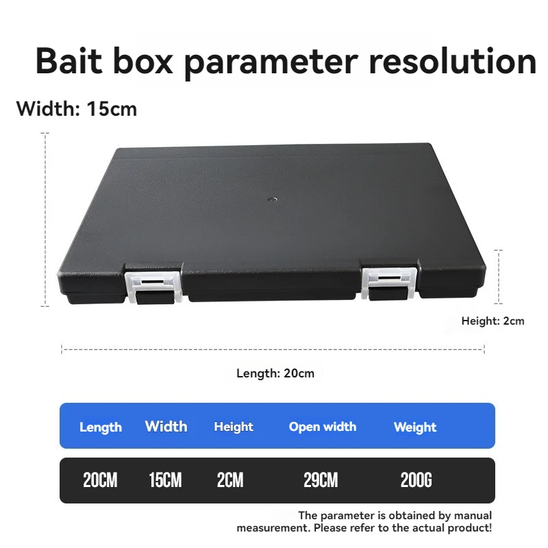 Caja de pesca doble cara con organizador de aparejos - imagen 3