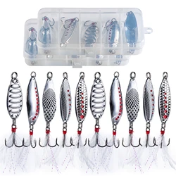 Goture Pack Señuelos Variados - Cucharas, Wobblers y Spinnerbaits