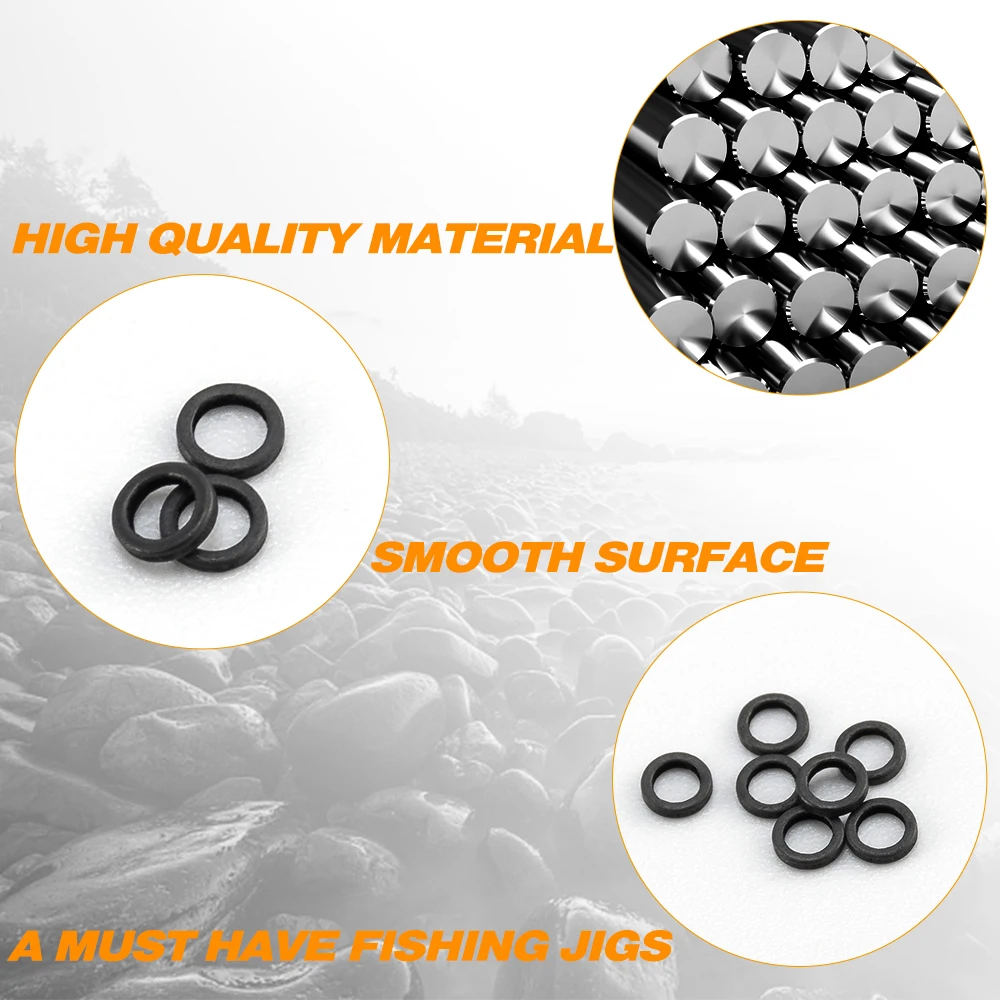 Anillo sólido acero inoxidable para pesca con mosca seco y húmedo - imagen 2