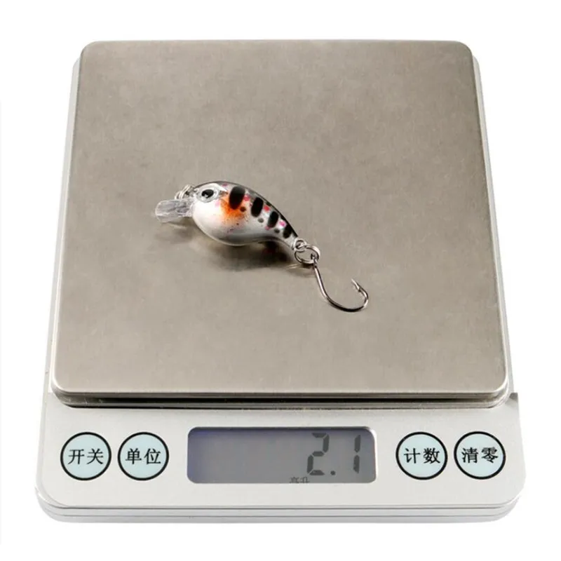 Señuelo de pesca de pececillos, cebo duro de 3,6 cm, 2,1g, Topwater, Wobbler Artificial, cebo de pesca con mosca japonesa, 1 piezas - imagen 5