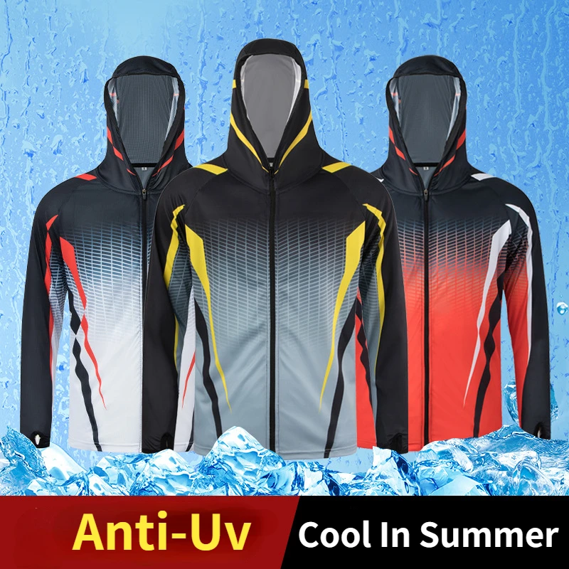 Sudadera pesca UV poliéster transpirable protección solar