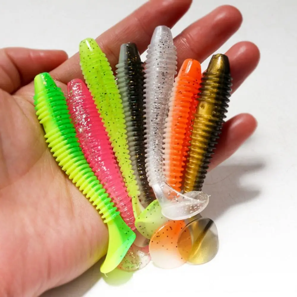 50 Uds. Señuelos de pesca con cebo de silicona, cebos blandos Crankbait Wobblers, cebos de pesca falsos, todo para herramientas de pesca - imagen 2