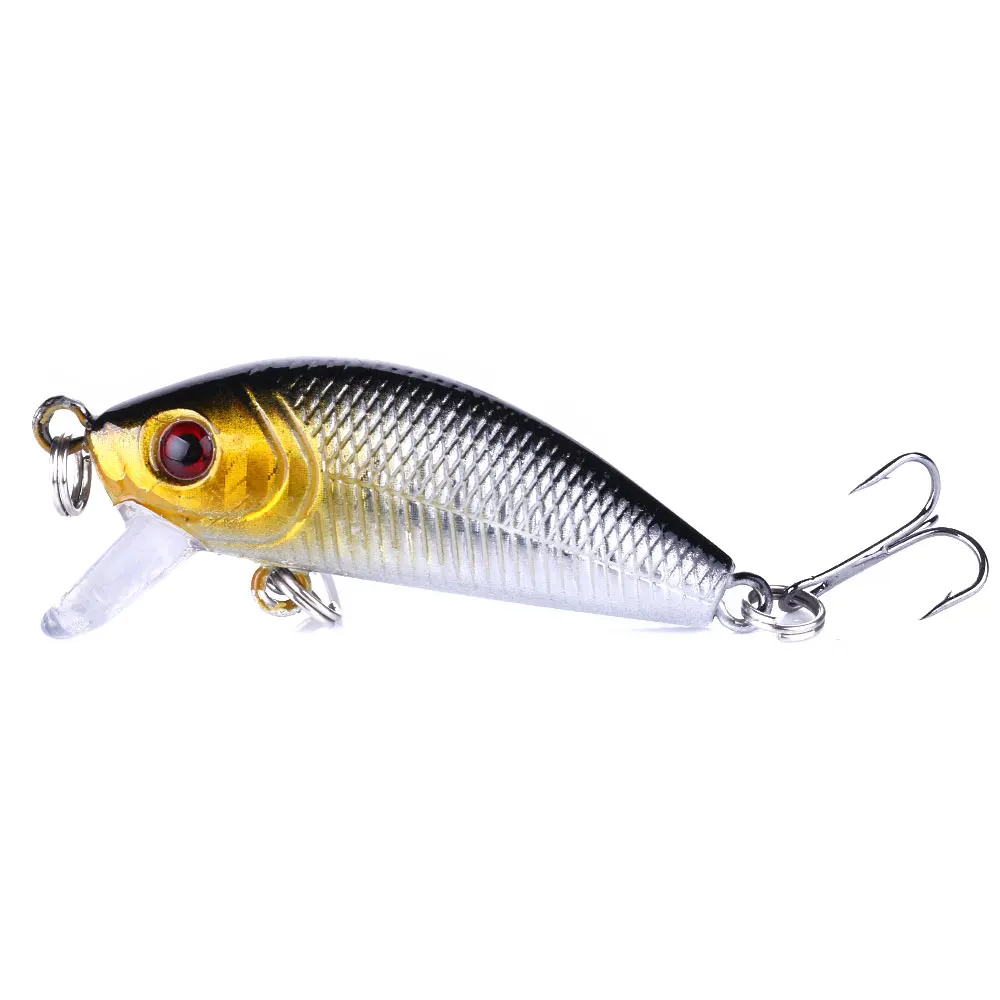 Señuelo de pesca Crankbait de 8 piezas 5 cm 3,6 g # 10 ganchos cebo duro Artificial Wobbler para lubina, Lucio, trucha, perca, aparejos de pesca de agua dulce - imagen 4