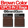 8mm Brown 12pcs