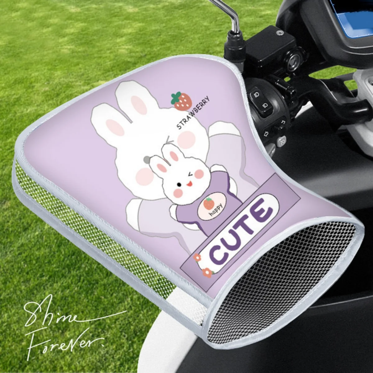 Guantes para manillar de protección solar de verano, guantes transpirables impermeables para motocicleta, bicicleta eléctrica, accesorios para ciclismo al aire libre, 2 uds. - imagen 2