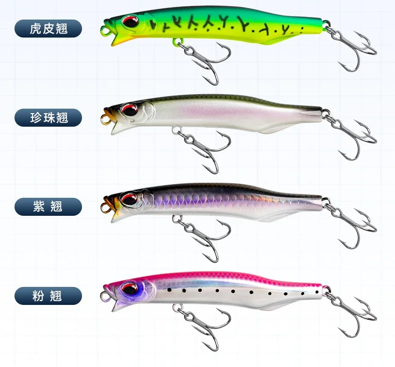 LURETV King LuRE cebo deformación sombra sumergida lápiz capa de agua completa tiro largo tembloroso sumergido cebo falso deformado - imagen 3