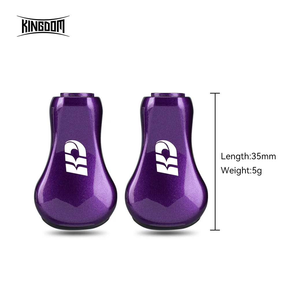 Kingdom 2 uds perilla de mango de carrete de pesca DIY Material TPE accesorios de carrete de pesca adecuados para Daiwa Shimano - imagen 3