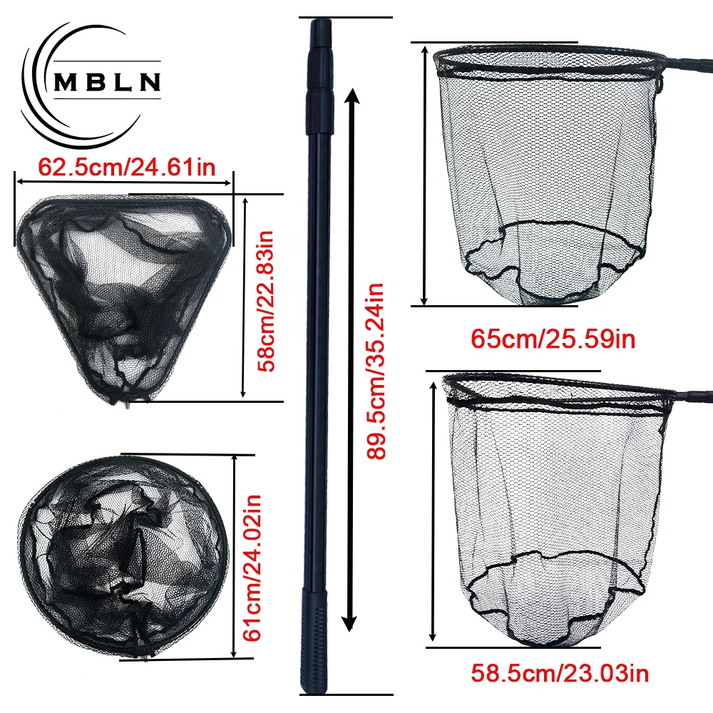 Red de Pesca MBLN 2.8m Ultra Larga – Aluminio Cabezal 60cm - imagen 3